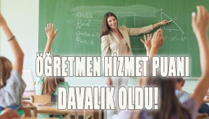 Öğretmen Hizmet Puanı Davalık Oldu!