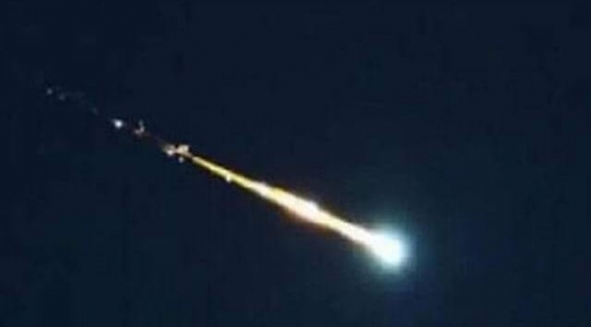 İzmir'de Meteor Olayı Gözlendi!