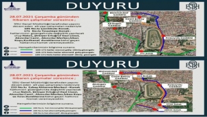 Buca'da geçici trafik düzenlemesi