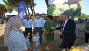 İzmir Büyükşehir Belediyesi'nden Bergamalı üreticilere manda desteği