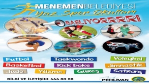 Menemen'de spor dolu yaz