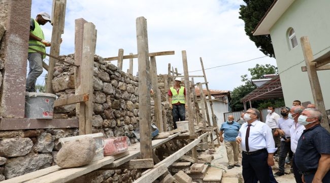 Üçpınar Tarihi Yapının Restorasyonuna Başlanıldı