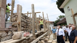 Üçpınar Tarihi Yapının Restorasyonuna Başlanıldı