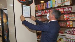 Başkan Şimşek'ten Yeni İş Yeri Açan Esnafa Hayırlı Olsun Ziyareti