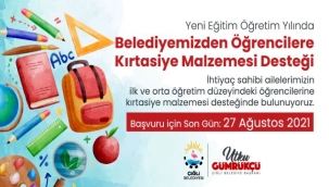Çiğli Belediyesi'nden Öğrencilere Kırtasiye Desteği