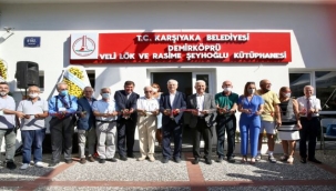 Karşıyaka yeni bir kütüphaneye daha kavuştu