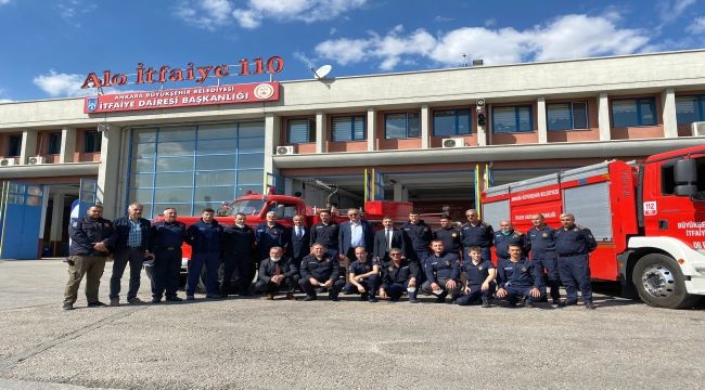  CHP'li Sertel'den Ankara itfaiyesine ziyaret