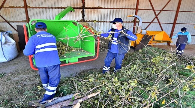 Büyükşehir Bitki Atıklarını da Ekonomiye Kazandırıyor