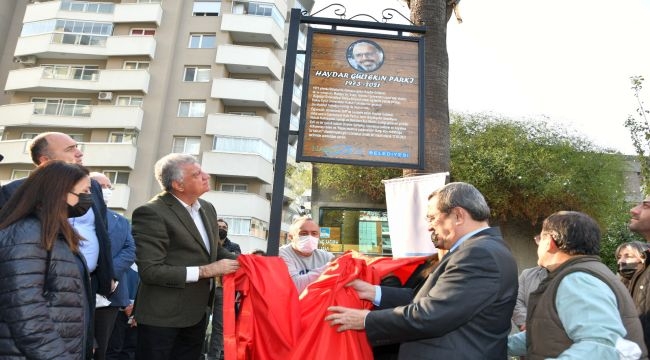 Narlıdere'de Haydar Gültekin Parkı Açıldı