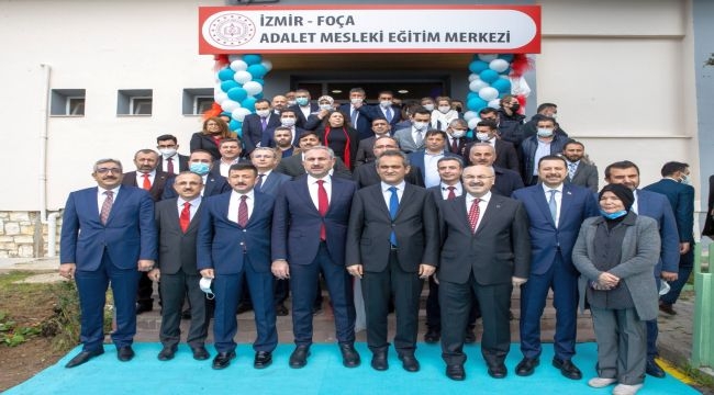 Foça Adalet Mesleki Eğitim Merkezi Açıldı