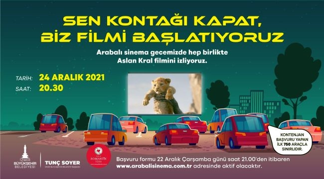 İzmir'de Arabalı Sinema Keyfi