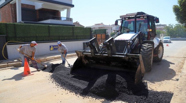 Menderes Yollarında Yama Çalışması