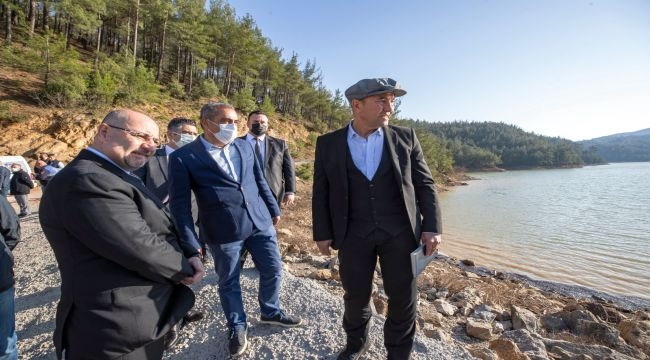 Büyükşehir'den Menderes'deki Sulama Göletlerine 8 Milyon Liralık Yatırım