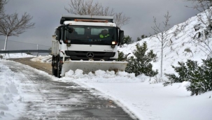 İzmir'de Karla Mücadele İçin Yoğun Mesai