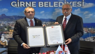 Girne'de Kardeş Şehir İçin İmzalar Atıldı