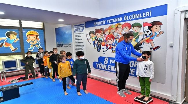 İzmir'de "Sportif Yetenek Ölçümü ve Spora Yönlendirme Programı"