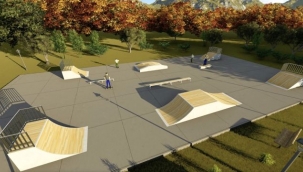 Gaziemir'in İlk Kaykay Parkı Yapılıyor