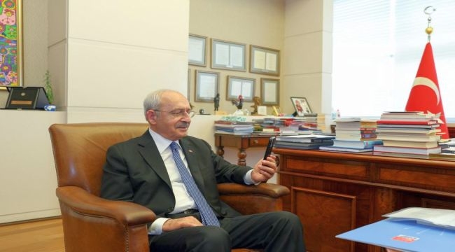 Kılıçdaroğlu Çiğli Belediye Başkanı Gümrükçüyle buluştu