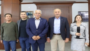 Başkan Atabay'a makamında ziyaret