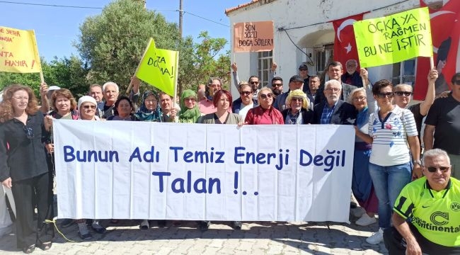 "Bunun adı temiz enerji değil talandır"