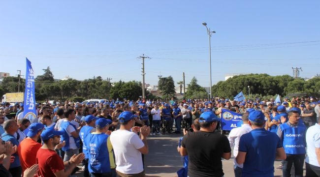 Tüpraş İşvereninin Baskılarını Kabul Etmiyoruz!