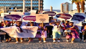 Alzheimer farkındalığını arttırmak için yürüdüler