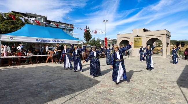 Gaziemir Belediyesi'nden mahalleliye "Tandır Fırını" hizmeti