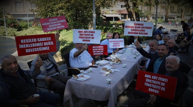  Başkan Eriş ve süt üreticileri bir araya geldi