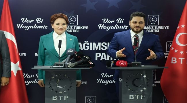 BTP'li Hüseyin Baş, Akşener'i ağırladı