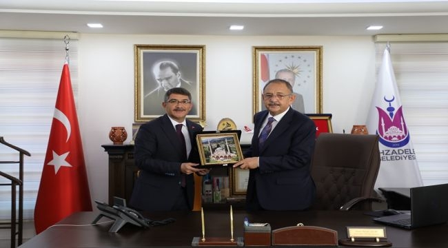 AK Partili Özhaseki'den Başkan Çelik'e ziyaret