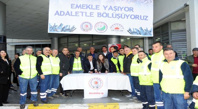 Balçova'da yeni yıl, işçiye maaş zammı ile geldi