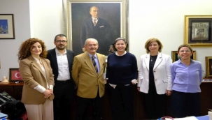 Şirin Payzın'dan Başkan Büyükerşen'e ziyaret