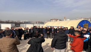 Güzelbahçe konteyner kenti 40 başkanı ağırladı