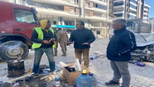 TTO Başkanı Olgun, deprem bölgesinde