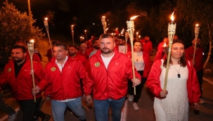 Bucalı gençlerle Kocatepe'de 