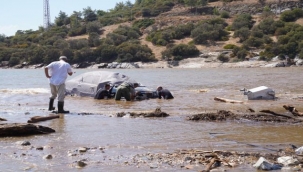 Araçlar kurtarıldı, sular tahliye edildi