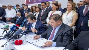 İmzalar Tugay ve İmamoğlu'ndan