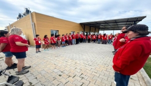 İzcilerin kamp mesaisi