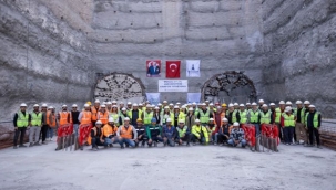 Buca Metrosu'nda tarihi gün