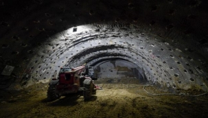 Tünel kazısı yüzde 80 tamamlandı 