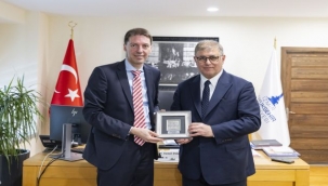 Başkan Tugay AB Türkiye Delegasyonu Başkan Yardımcısı Jurgis Vilcinskas'ı ağırladı