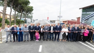 Hava Eğitim Yolu Üst Geçidi Hizmete AçıldI