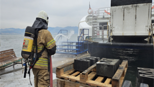 İZDENİZ'den Yangın Tatbikatı