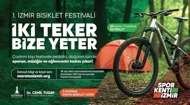"Çadırını Kap Festivale Pedalla"