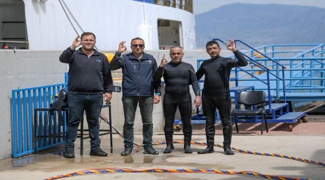 İZDENİZ dalgıç ekibi kurdu