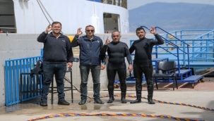 İZDENİZ dalgıç ekibi kurdu