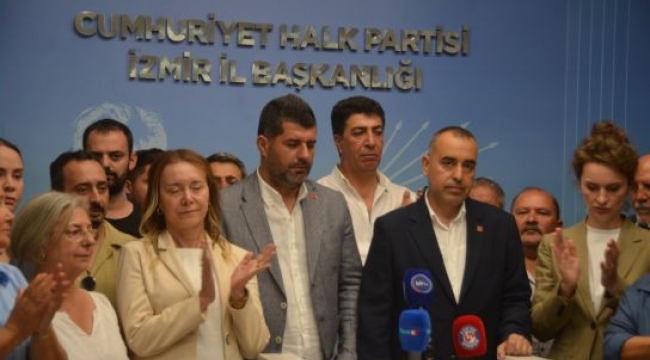 CHP İl Başkanlığı'nda tepkiler devam ediyor