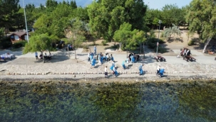 Çakalburnu Lagünü'nde çevre temizliği