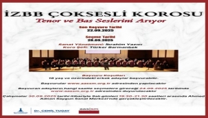 Korist, tenor ve bas korist alımı