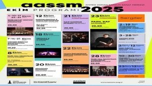 AASSM'de ekim ayı sanatla geçecek